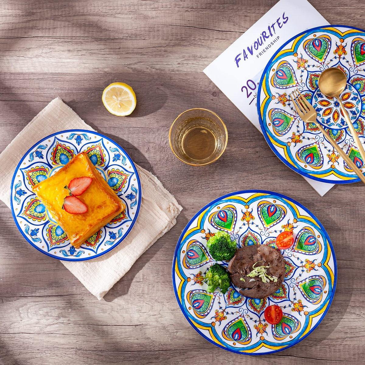 12 Pcs Melamine Dinnerware Set C32056