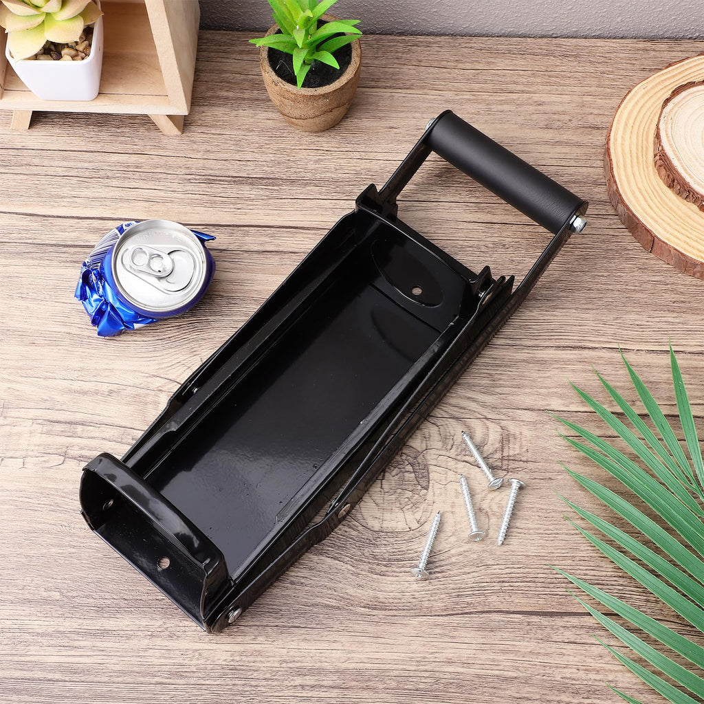 Heavy Duty Wall Mounted Soda Can Crusher with Bottle Opener U877
