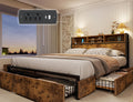 Queen Bed Frame with 6 Storage Drawers C94991